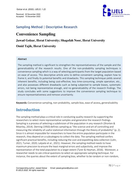 convenience sampling quantitative research|research paper using convenience sampling.